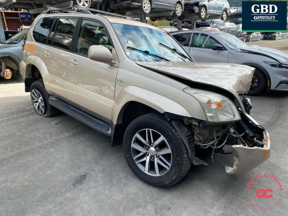 Toyota Land Cruiser 120 2002-2009 , Motorkode: 1KD-FTV, Girkassekode: 3500060B40