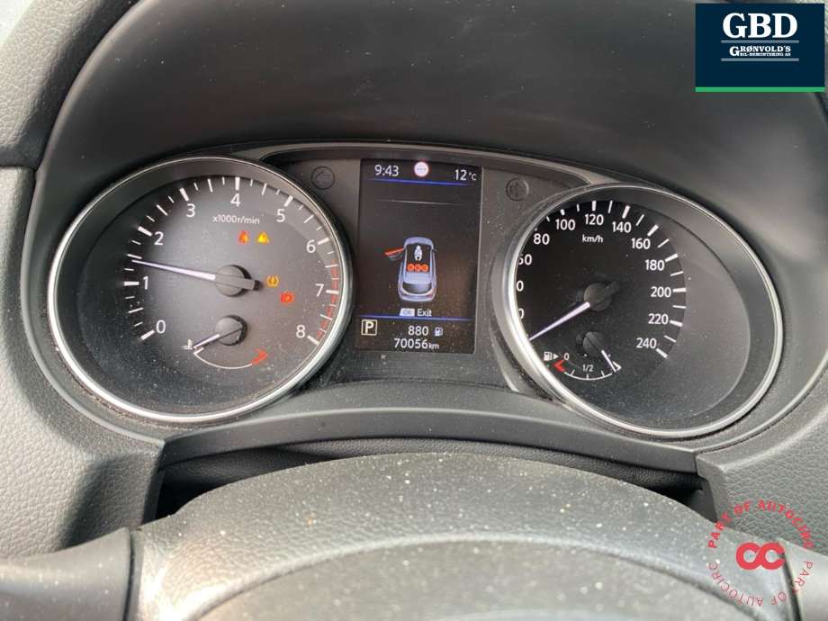 Nissan Qashqai 2014-2021 (Type II) , Motorkode: HR13, Girkassekode: 3201002Q6G