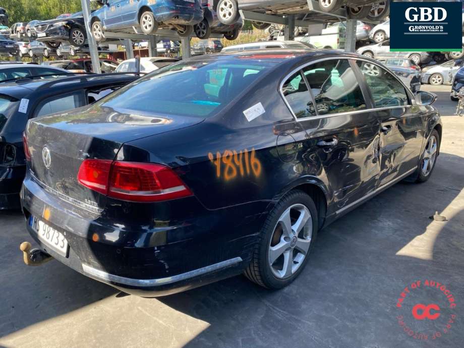 VW Passat 2011-2015 (B7) (B7), Motorkode: CFFB, Girkassekode: LPR