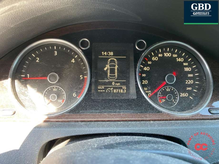 VW Passat 2011-2015 (B7) (B7), Motorkode: CFFB, Girkassekode: LPR