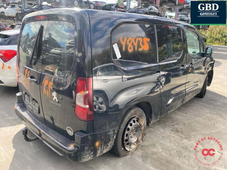 Peugeot Partner 2019-->> (Type III) , Motorkode: YHY, Girkassekode: 16 230 929 80