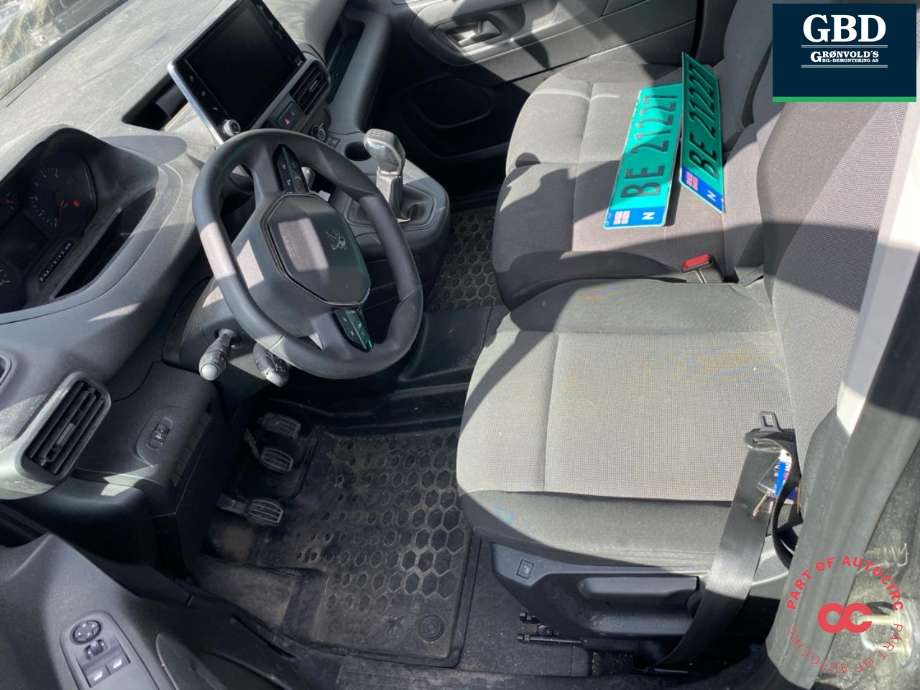 Peugeot Partner 2019-->> (Type III) , Motorkode: YHY, Girkassekode: 16 230 929 80