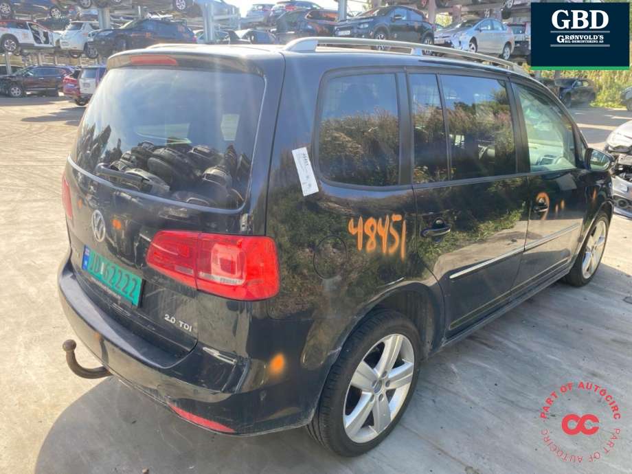 VW Touran 2010-2015 (Type I, Fase 3) , Motorkode: CFJA, Girkassekode: NLN