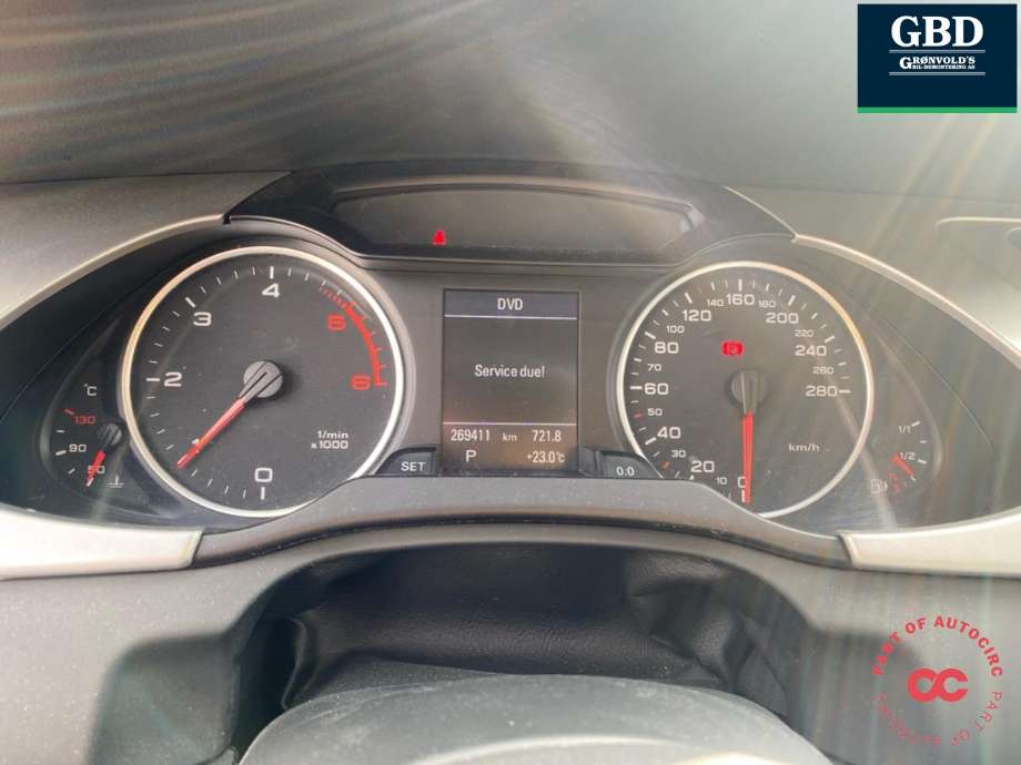 Audi A4 2007-2014 (Type IV) (B8) (B8), Motorkode: CAGA, Girkassekode: MMV