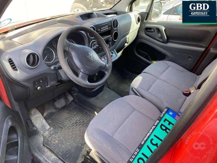 Peugeot Partner 2008-2015 (Type II, Fase 1) , Motorkode: ZKY, Girkassekode: