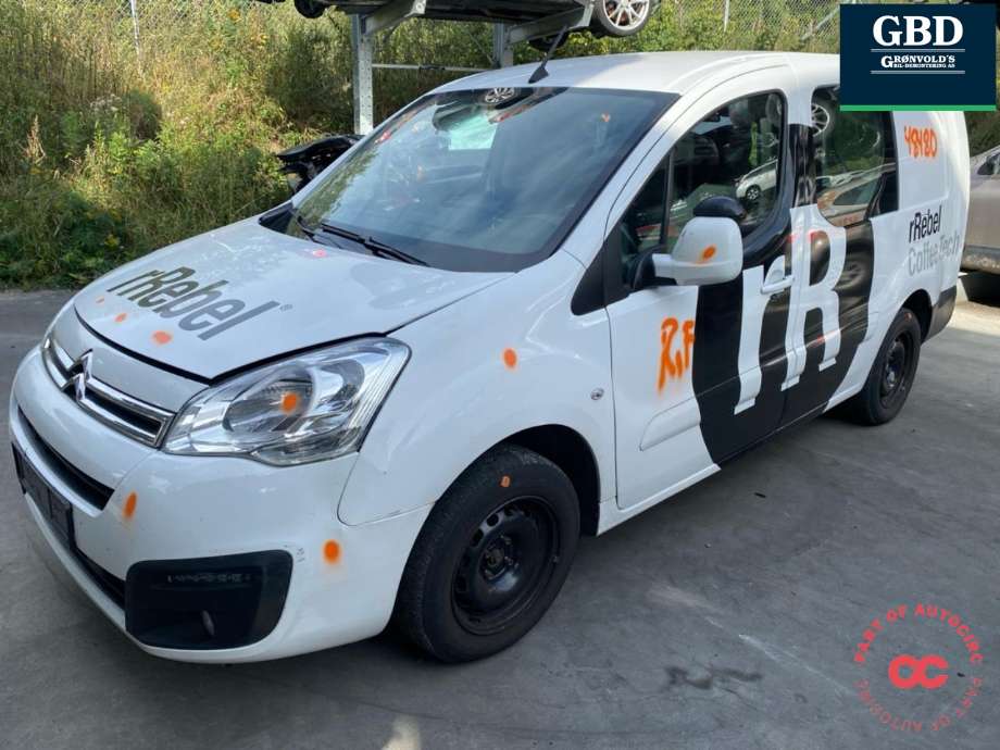 Citroën Berlingo 2015-2019 (Type II, Fase 2) , Motorkode: BHY, Girkassekode: 16 122 418 80