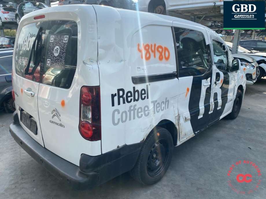 Citroën Berlingo 2015-2019 (Type II, Fase 2) , Motorkode: BHY, Girkassekode: 16 122 418 80