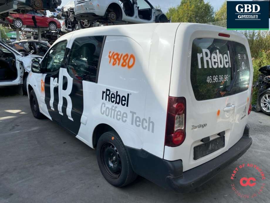 Citroën Berlingo 2015-2019 (Type II, Fase 2) , Motorkode: BHY, Girkassekode: 16 122 418 80