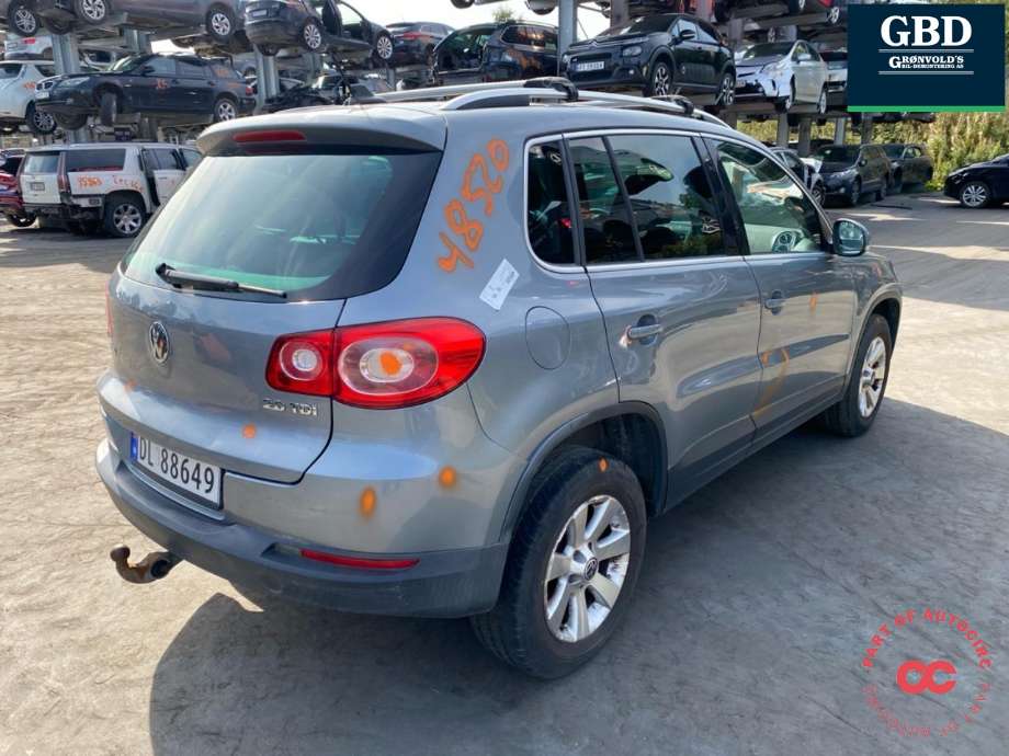 VW Tiguan 2007-2011 (Type I, Fase 1) , Motorkode: CBAB, Girkassekode: JBG