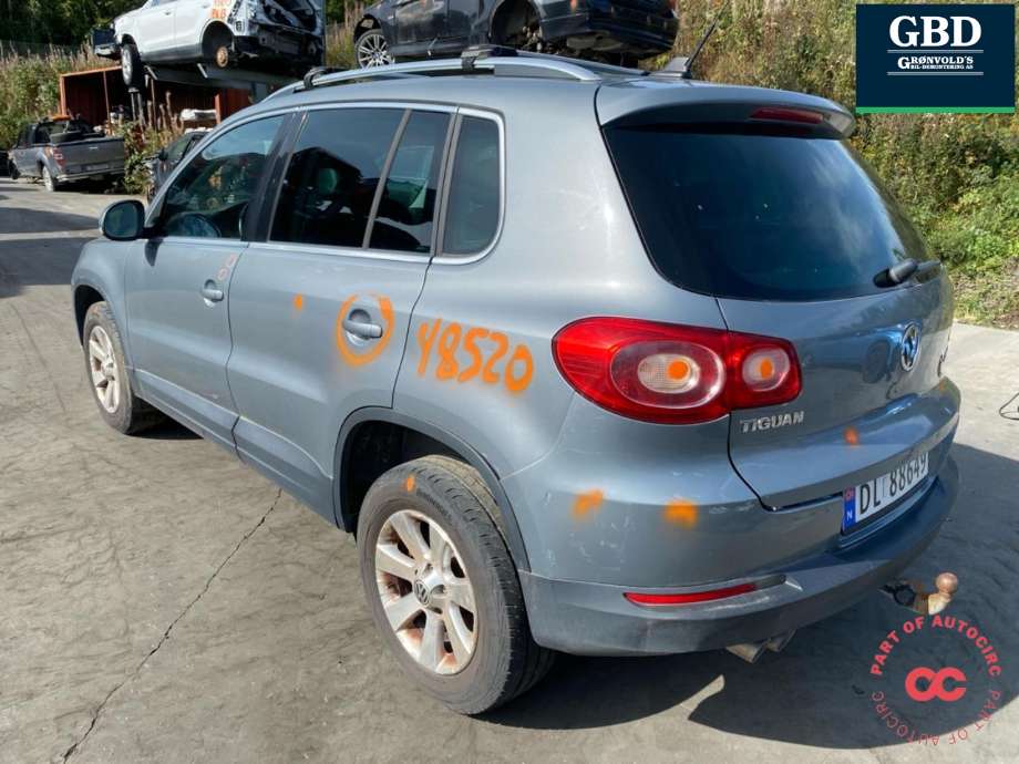 VW Tiguan 2007-2011 (Type I, Fase 1) , Motorkode: CBAB, Girkassekode: JBG