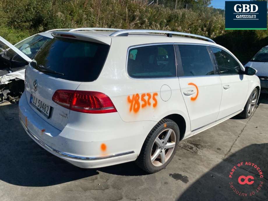 VW Passat 2011-2015 (B7) (B7), Motorkode: CAXA, Girkassekode: NTZ