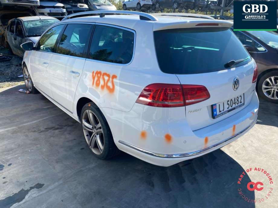 VW Passat 2011-2015 (B7) (B7), Motorkode: CAXA, Girkassekode: NTZ
