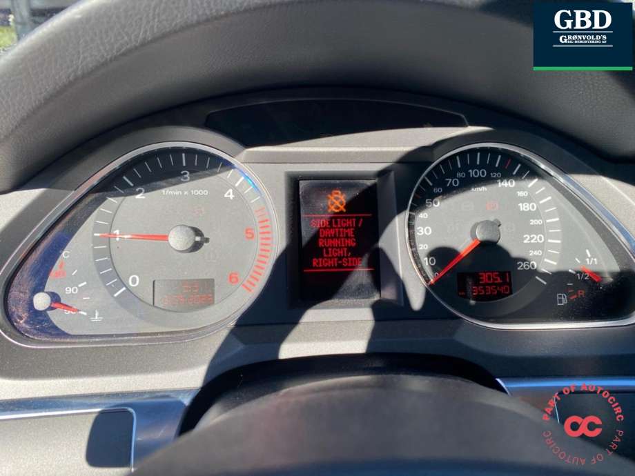 Audi A6 2005-2008 (Type III, Fase 1) (C6) (C6), Motorkode: BRE, Girkassekode: GYX