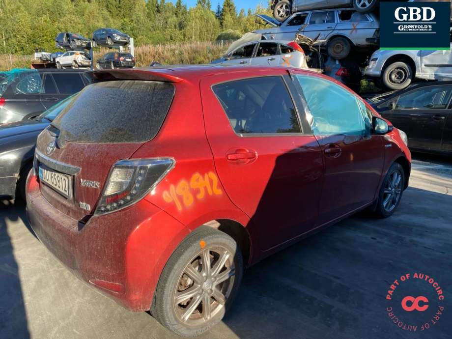 Toyota Yaris 2012-2014 (Type III, Fase 1) , Motorkode: 1NZ-FXE, Girkassekode: 3090052010