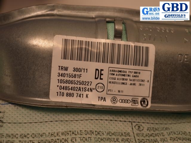 VW Touran, 2010-2015 (Type I, Fase 3) (1T0 880 741 M|1T0880741K)