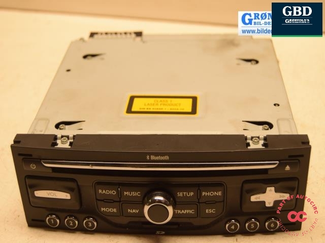 Bilstereo til Peugeot 5008 2010-2017 (Type I) (96736746XT|)