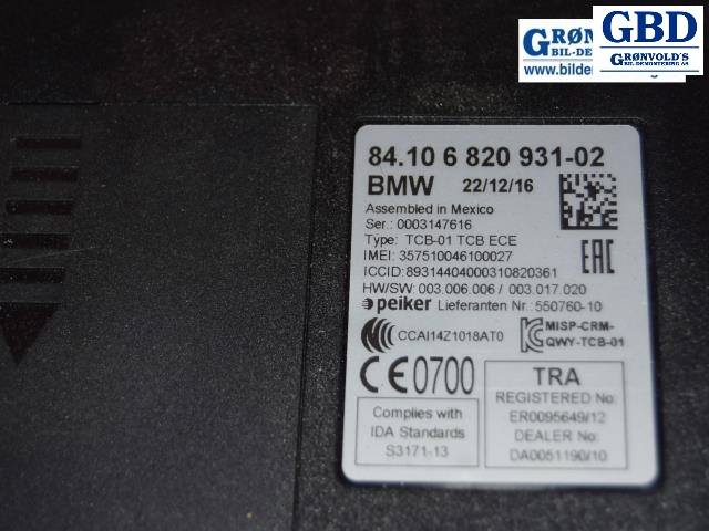 BMW i3, 2013- (BMW|84.10 6820931-02)