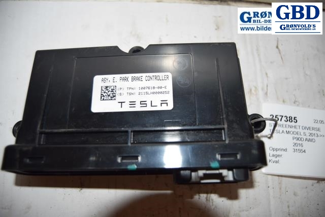 Tesla Model S, 2016-2021 (Fase 2) (1007618-00-E)