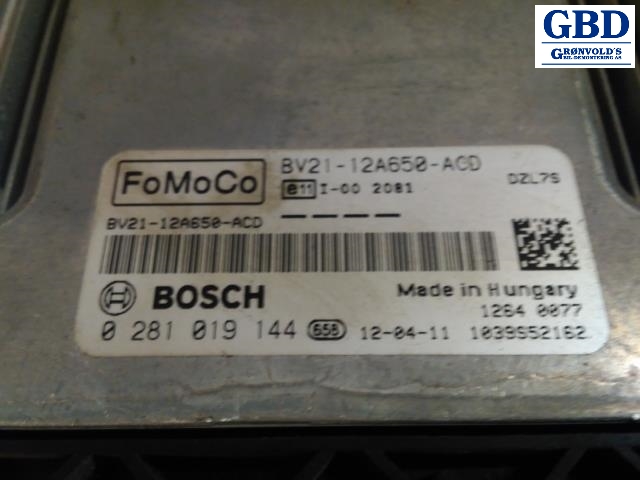 Ford Fiesta, 2008-2012 (Type VI, Fase 1) (FOMOCO|BV21-12A650-ACD)