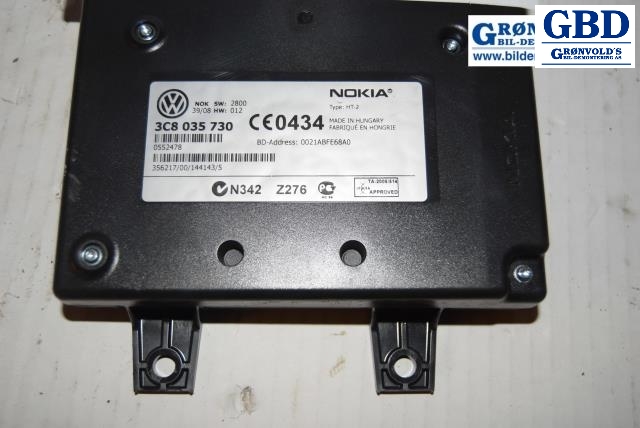 VW CC, 2008-2012 (Passat CC) (3C8 035 730)