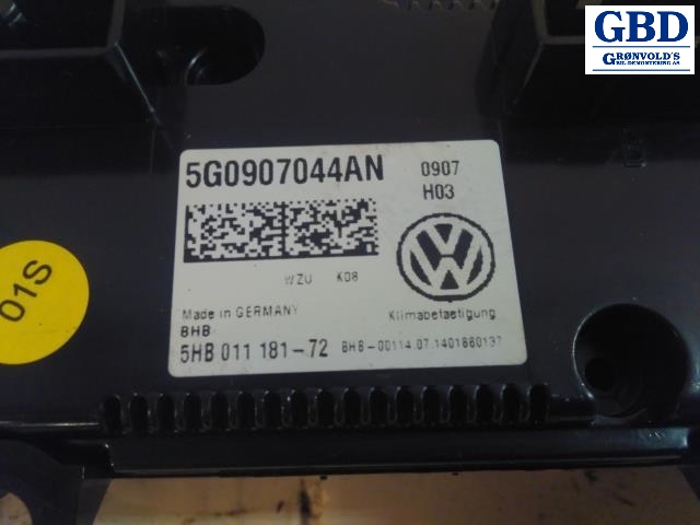 VW Golf VII, 2012-2017 (Fase 1) (5G0907044AN)