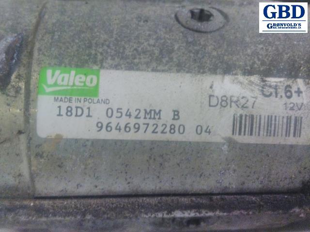 Fiat Scudo, 2007-2017 (Type II) (VALEO |96 469722 80)