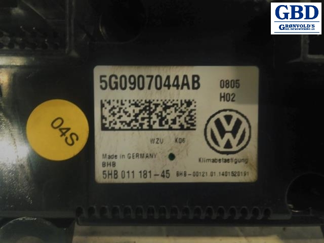 VW Golf VII, 2012-2017 (Fase 1) (5G0907044FB)