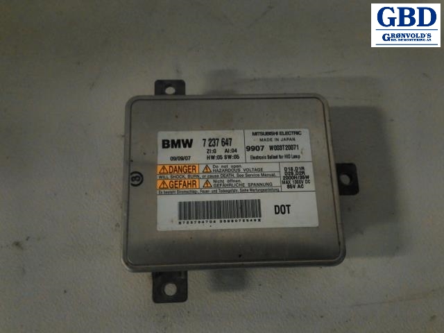 BMW 3-Serie, 2005-2011 (E90/E91/E92/E93)(MITSUBISHI ELECTRIC|63 11 7 237 647)