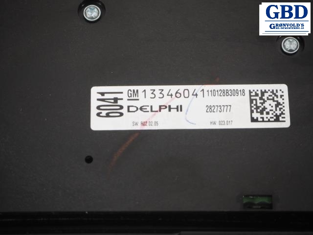 Opel Meriva B, 2010-2017 (DELPHI|13346041)