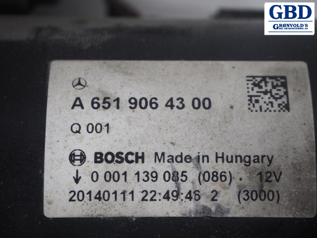 Mercedes Sprinter, 2013-2018 (906, Fase 2) (BOSCH|A651 906 43 00)