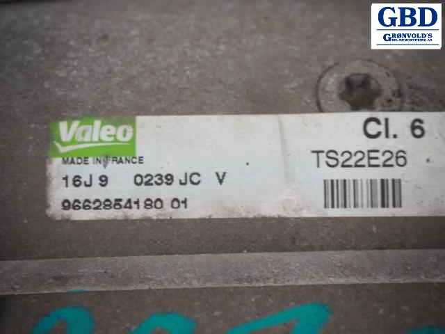 Peugeot 308, 2007-2011 (Type I, Fase 1) (VALEO|5802 AE|9662854180)