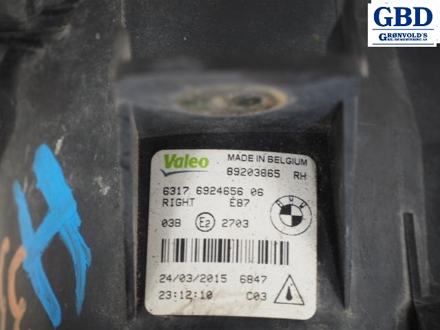 BMW 1-Serie, 2004-2011 (E81/E82/E87/E88) (VALEO|6 924 656-06)