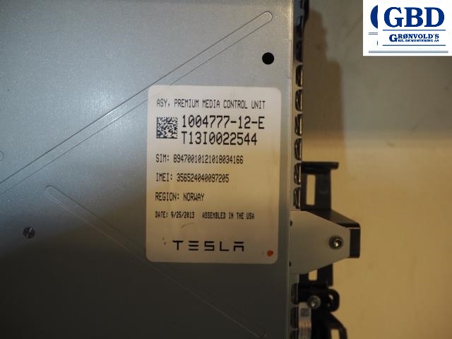 Tesla Model S, 2013-2016 (Fase 1) (1004788-00-C|1004777-12-E)