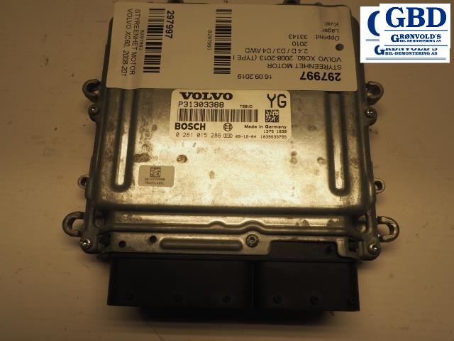 Volvo XC60, 2008-2013 (Type I, Fase 1) (BOSCH|0 281 015 286)