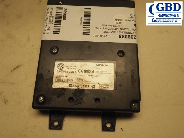 VW Tiguan, 2007-2011 (Type I, Fase 1)(|5N0 035 730 A)