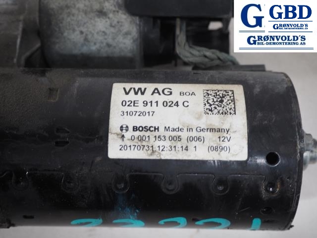 VW Caddy, 2015-2020 (Type III, Fase 3) (BOSCH|02E 911 024 C|02E 911 024 CX)