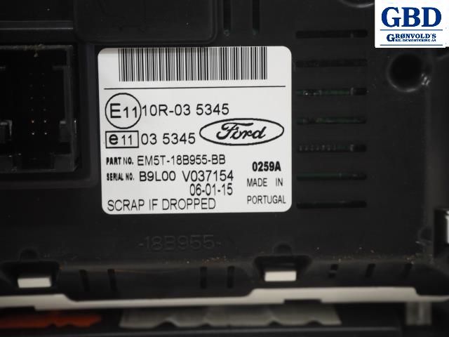 Ford Transit Connect, 2013-2018 (Type II, Fase 1) (2014481|EM5T-18B955-BD|EM5T-18B955-BR)