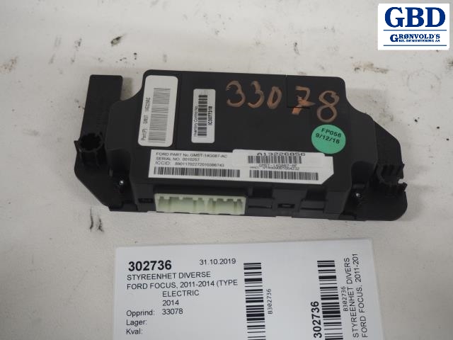 Ford Focus, electric, 2012-2018(FORD|GM5T-14G087-AC)