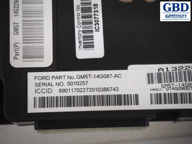 Ford Focus, electric, 2012-2018 (FORD|GM5T-14G087-AC)