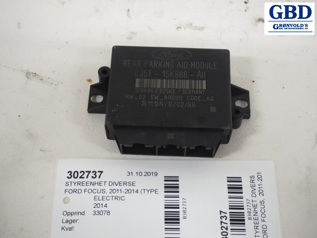 Ford Focus, electric, 2012-2018(FORD|CJ5T-15K866-AH)