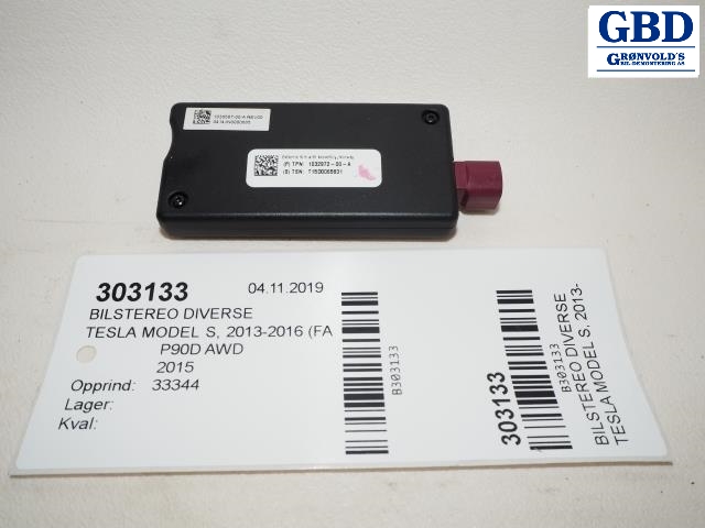 Tesla Model S, 2013-2016 (Fase 1)(TESLA|1032972-00-A)