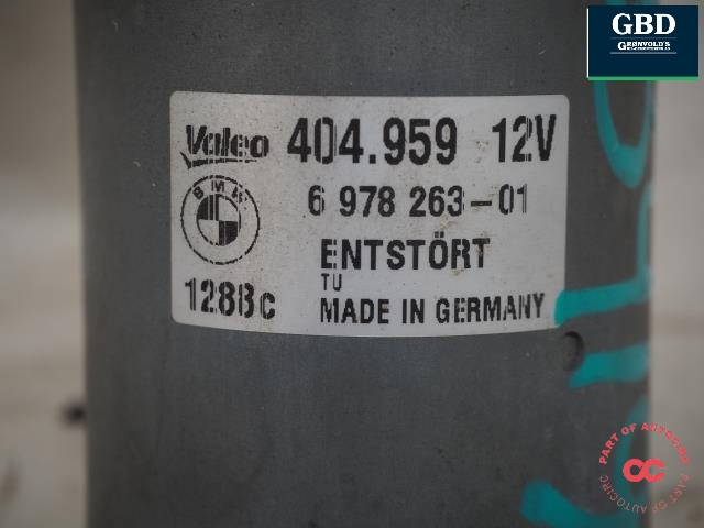 Viskermotor frontrute til BMW 3-Serie 2005-2011 (E90/E91/E92/E93) (E90/E91/E92/E93) (VALEO|61 61 7 161 711|6 978 263 01|)