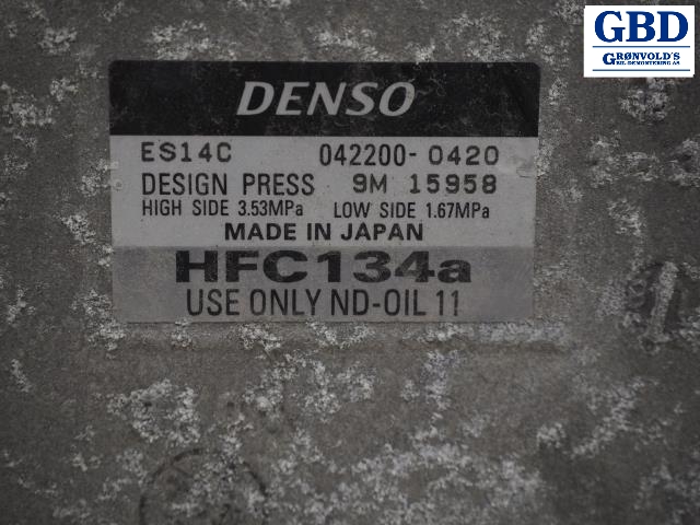 Toyota Auris, 2010-2012 (Type I, Fase 2) (DENSO|88370-47031|88370-47032|042200-0420)