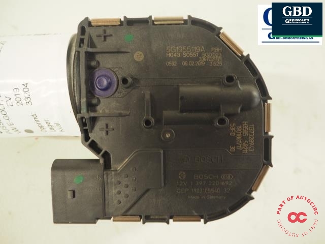 Viskermotor frontrute til VW e-Golf 2017-2020 (Fase 2)  (BOSCH|5G1 955 023 D|5G1 955 119 A|1 397 220 692)