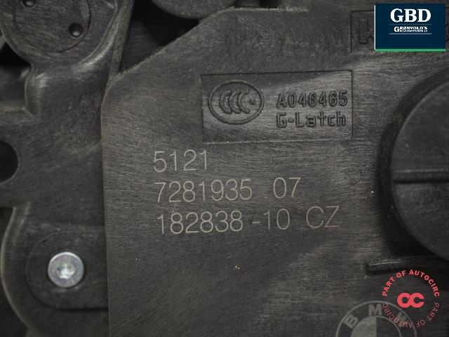 Låsekasse venstre foran til BMW 2-Serie, Active/Gran Tourer 2014-->> (F45/F46) (F45/F46) (KIEKERT|51 21 7 281 935|5121 7 281 935-07|7 281 935-07)