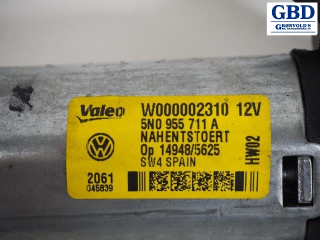 VW Tiguan, 2007-2011 (Type I, Fase 1) (VALEO|5N0 955 711 A)