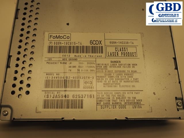 Land Rover Freelander, 2007-2014 (Type II) (LR010684|JA5940 62537161)