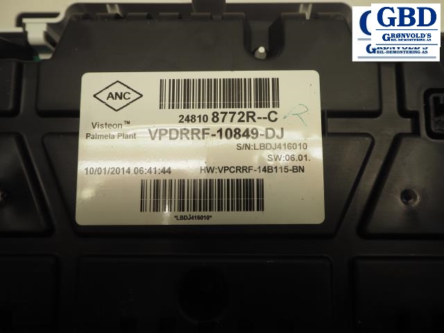 Renault Captur, 2013-2020 (Type I) (24810 8772R- - C)