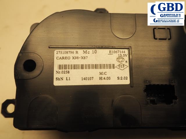 Renault Captur, 2013-2020 (Type I) (275108796R|275108796)