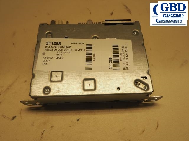 Peugeot 308, 2013-2021 (Type II)(|98 186 143 80)